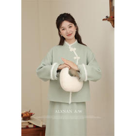 【6折秒杀】鹿向南《明月清梦》气质甜美国风设计感半身裙