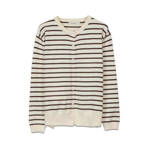 基本款经典条纹开衫-纪念日百货门店同款165144900 商品图4