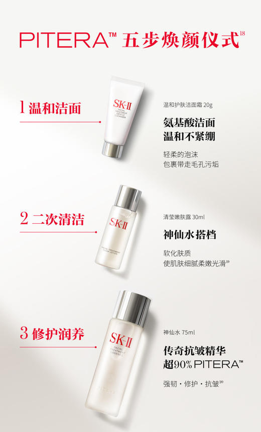 4979006121797 SK-II 全明星礼盒神仙水精华爽肤水面霜眼霜洗面奶抗皱护肤品七夕礼物 商品图3