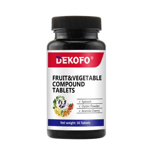 DEKOFO 德卡芙 果蔬复合片 30粒/瓶 商品图0