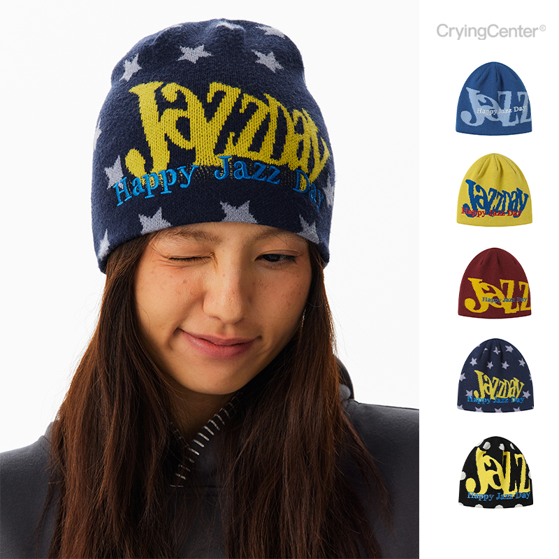 CryingCenter JazzDay多色刺绣提花线帽男女造型冷帽 哭喊中心