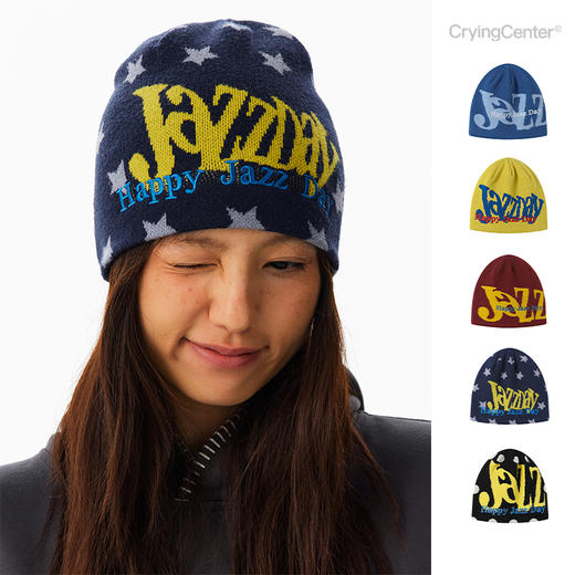 CryingCenter JazzDay多色刺绣提花线帽男女造型冷帽 哭喊中心 商品图0