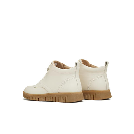 【云粉节】BF楼天美意厚底高帮休闲鞋马丁靴女加绒休闲皮短靴2025冬新款CMA43DD5吊牌价1159活动价599 商品图3