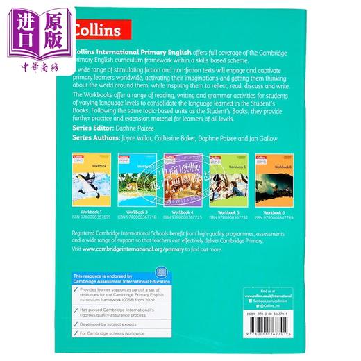 【中商原版】Collins International Primary English  Workbook 2 柯林斯国际小学英语练习册2 英文原版 剑桥小学英语 商品图1