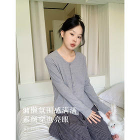 高质极简老钱风舒适睡衣家居服-纪念日百货门店同款164943224