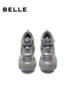 BF楼百丽灰色加绒高帮老爹鞋女25冬季新款厚底休闲运动鞋子E6M1DDM5 商品缩略图2