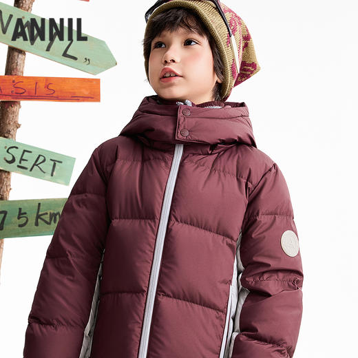 【实体店同款】男童短款羽绒服冬季新款安奈儿童装AB545100 商品图2