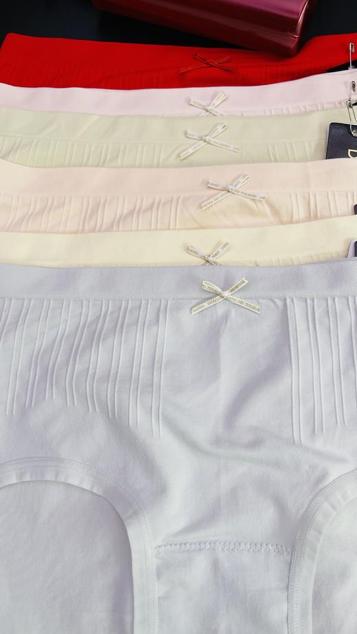 莫代尔裸氨内裤中腰包臀舒适透气女士内裤1215122 商品图3