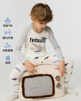 5楼爱慕儿童奶皮太空飞船暖衣长裤AK273J741
