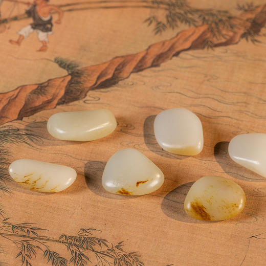 和田玉籽料一组（六块） 商品图1