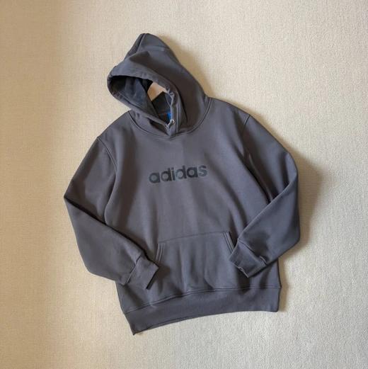 AD字母情侣款连帽加绒卫衣 商品图1