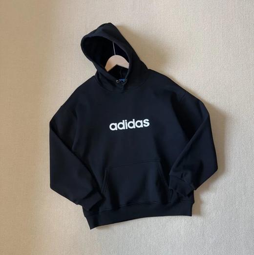 AD字母情侣款连帽加绒卫衣 商品图3