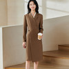 米思阳2026春季新款气质高级感修身连衣裙收腰西装正装裙子女0338 商品缩略图0
