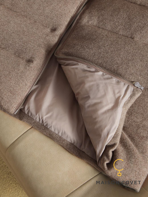 MAISON COVET 纯山羊绒鹅绒马甲上衣 商品图5