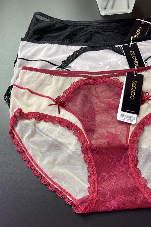 蕾丝撞色中腰包臀时尚小性感内裤1295111 商品图1