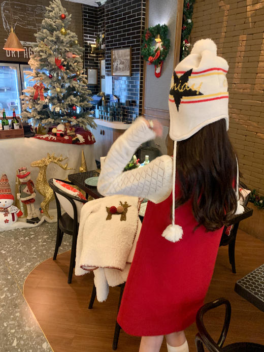 <曾小咸推荐>氛围红色叠穿背心连衣裙 商品图12