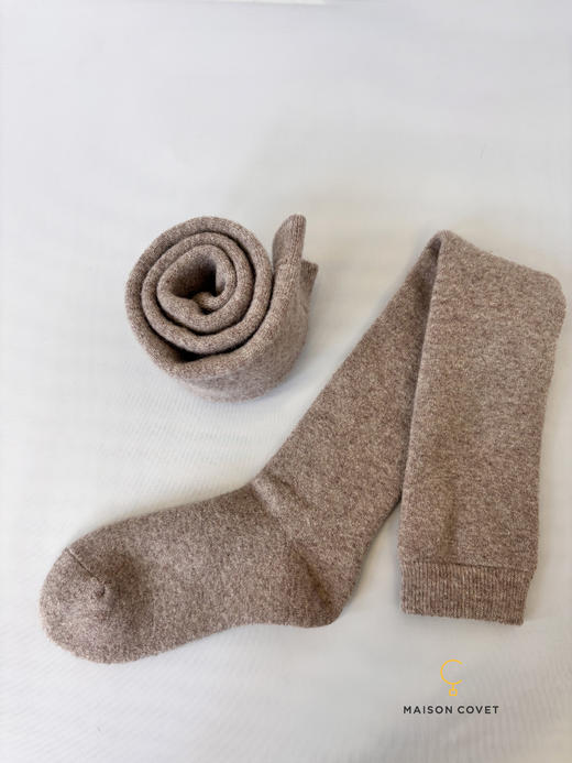MAISON COVET 丝羊绒加绒过膝袜 商品图2