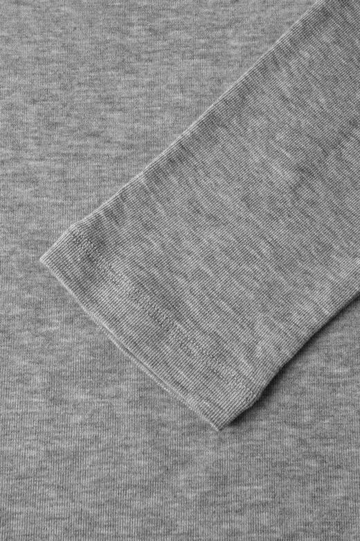 【商场同款】伊芙丽基础百搭舒适柔软长袖T恤1FA701271MS 商品图6