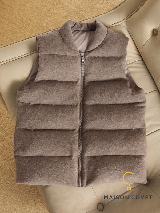 MAISON COVET 纯山羊绒鹅绒马甲上衣 商品图3