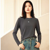 丁摩 女士圆领打底衫秋冬薄款洋气内搭长袖T恤上衣时尚5ZF-672 商品缩略图0