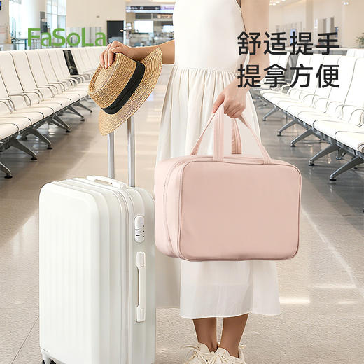 FaSoLa旅行包女大容量手提行李袋出游包衣物收纳轻旅手提收纳包 商品图5