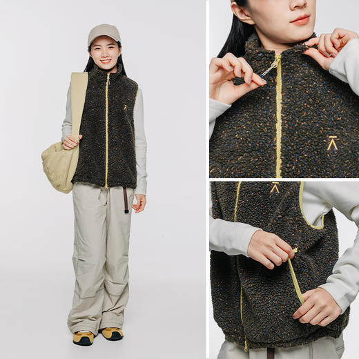 【品牌特惠】ACMEITEM爱棵米-立领马甲GAG3090893G 商品图2