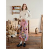 两三事 南法遐想 2025冬季新款民族风流苏下摆系带花色针织半身裙 商品缩略图1
