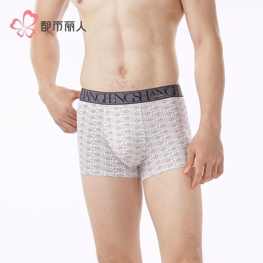 都市丽人男士内裤60S木莱尔内裤贴合内裤平角内裤男内裤FKHH13 商品图2