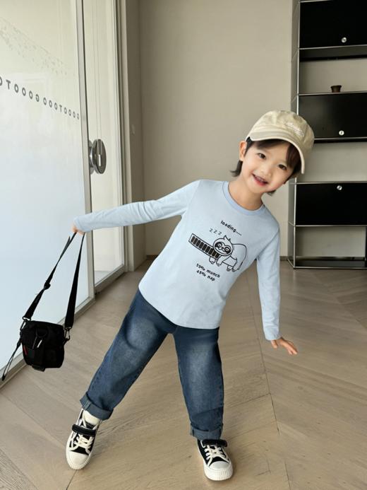 佐丹奴25年新款纯棉童装印花长袖T恤03095613 商品图1