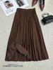4BAR065948-1#压褶半身裙 商品缩略图0