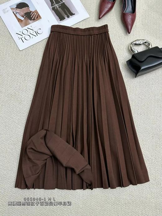 4BAR065948-1#压褶半身裙 商品图0