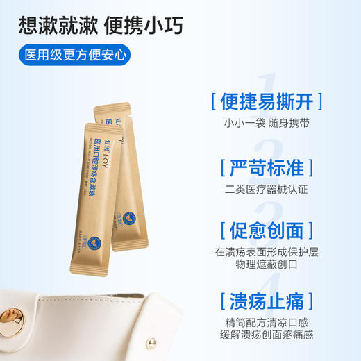 复因医用口腔溃疡含漱液 15mL*10袋 商品图2