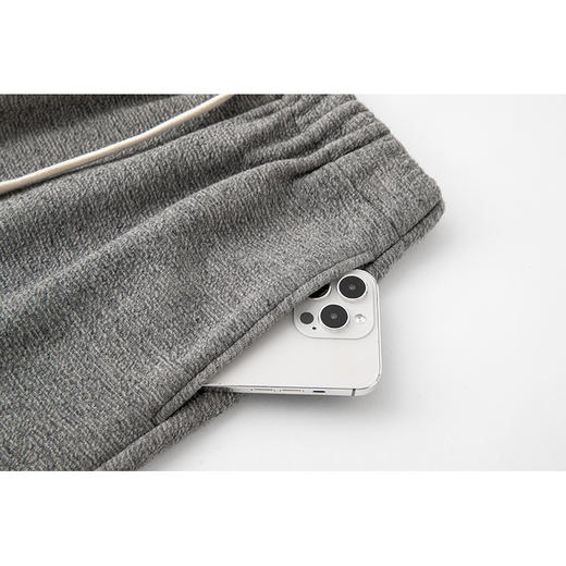 百媚生 羊毛针织半身裙秋冬肌理感高腰显瘦松紧腰休闲直筒裙WS-25602 商品图4