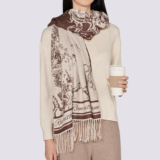 大英博物馆 新年系列 新中式提花 围巾礼盒 商品图1