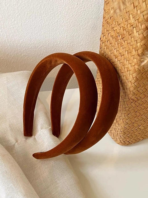 【家居百货】巨巨显白！被问爆的南瓜色丝绒发箍！ 商品图5