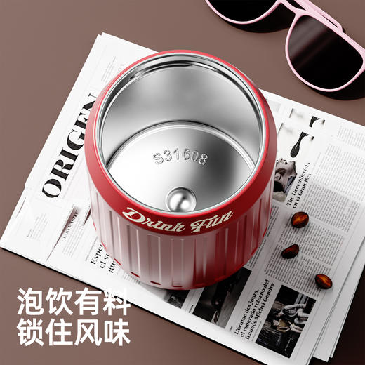 bablov保温杯女生高颜值杯子外带水杯小巧便携不锈钢随行咖啡杯 商品图1