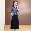 洋气印花假两件连衣裙，气质修身优雅连衣裙QYM-XQD54C2517 商品缩略图2