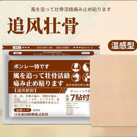 丁摩 【2包装】正品温感贴日本東田追风活络温灸壮骨身体贴膏关节肌肉舒缓5ZF-9291