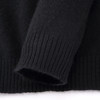 羚荌渼百搭时尚基础打底衫卷边圆领羊绒衫女针织毛衣 商品缩略图4