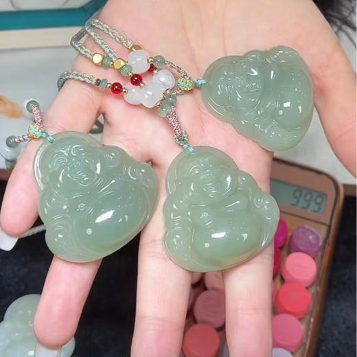 和田玉佛公吊坠约43*43mm 商品图0