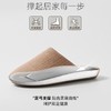 预售 亲肤静音 男女竖条纹居家包头盆底拖 棉麻拖室内拖鞋 吸湿透气 足弓支撑不累脚 商品缩略图4