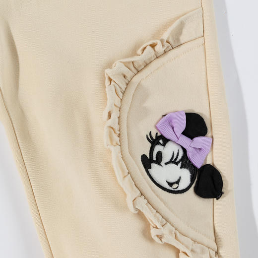 迪士尼秋冬女童加绒长裤XD4DK016 商品图5