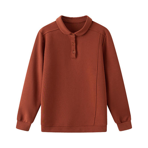 丁摩 卫衣女春秋款时尚洋气宽松遮肚子上衣打底衫5ZF-756 商品图4