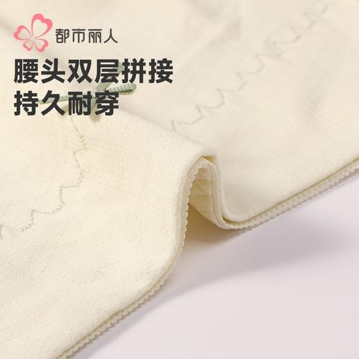 都市丽人内裤RC提花内裤女士平角内裤女内裤宽版包覆内裤LKH5N3 商品图5