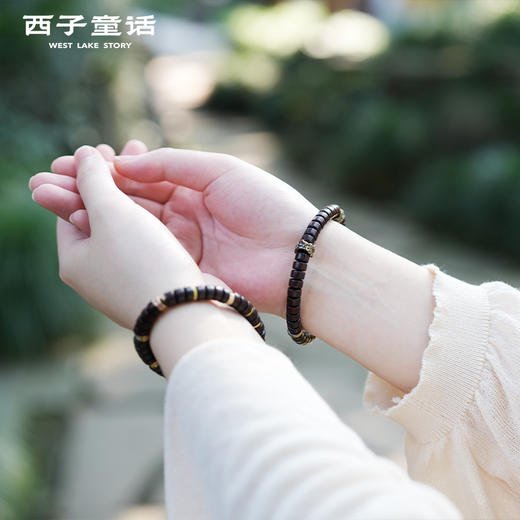 【预售3-5天】【灵隐景区直发】小叶紫檀顺心顺意手串 商品图0