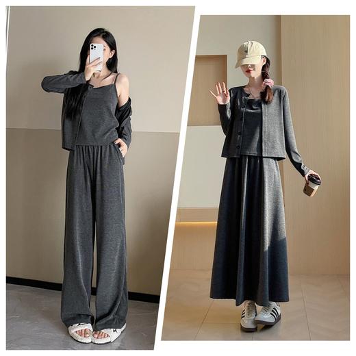 【79元清仓】糯米吊带+裙/裤三件套 | 「随便一穿就很显贵」的慵懒感 商品图4