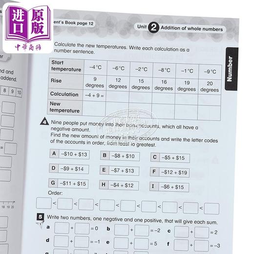 【中商原版】Collins International Primary Maths Workbook 5 柯林斯国际小学数学练习册5 英文原版 剑桥小学数学 商品图3