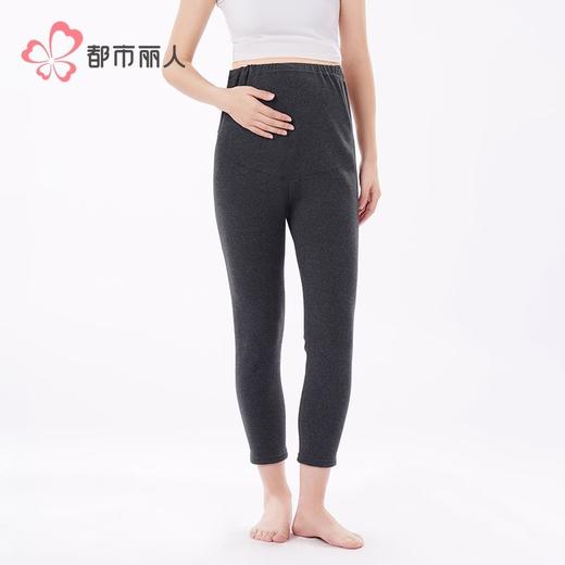 都市丽人打底裤女士保暖裤棉粘可外穿打底裤厚九分女裤LLH9A5 商品图2