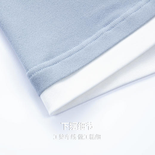 【亨利领&假两件】2025秋季亲肤透气弹力舒适百搭长袖卫衣T恤 商品图9