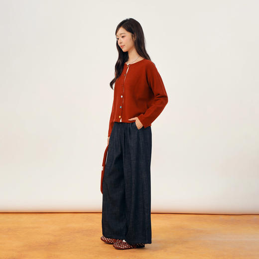 编织腰带阔腿长裤-纪念日百货门店同款165343571 商品图3